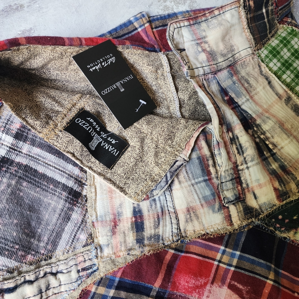 Designer Maxi Skirt Concept Upcycled Patchwork Artisan Craftsman Sustainabile - Picture 14 of 17